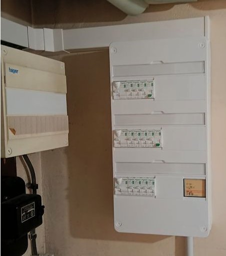 Tableau électrique Hager posé par BR ELEC